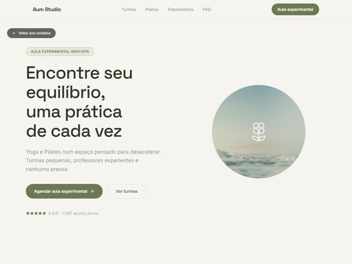 Prévia do modelo Aum Studio