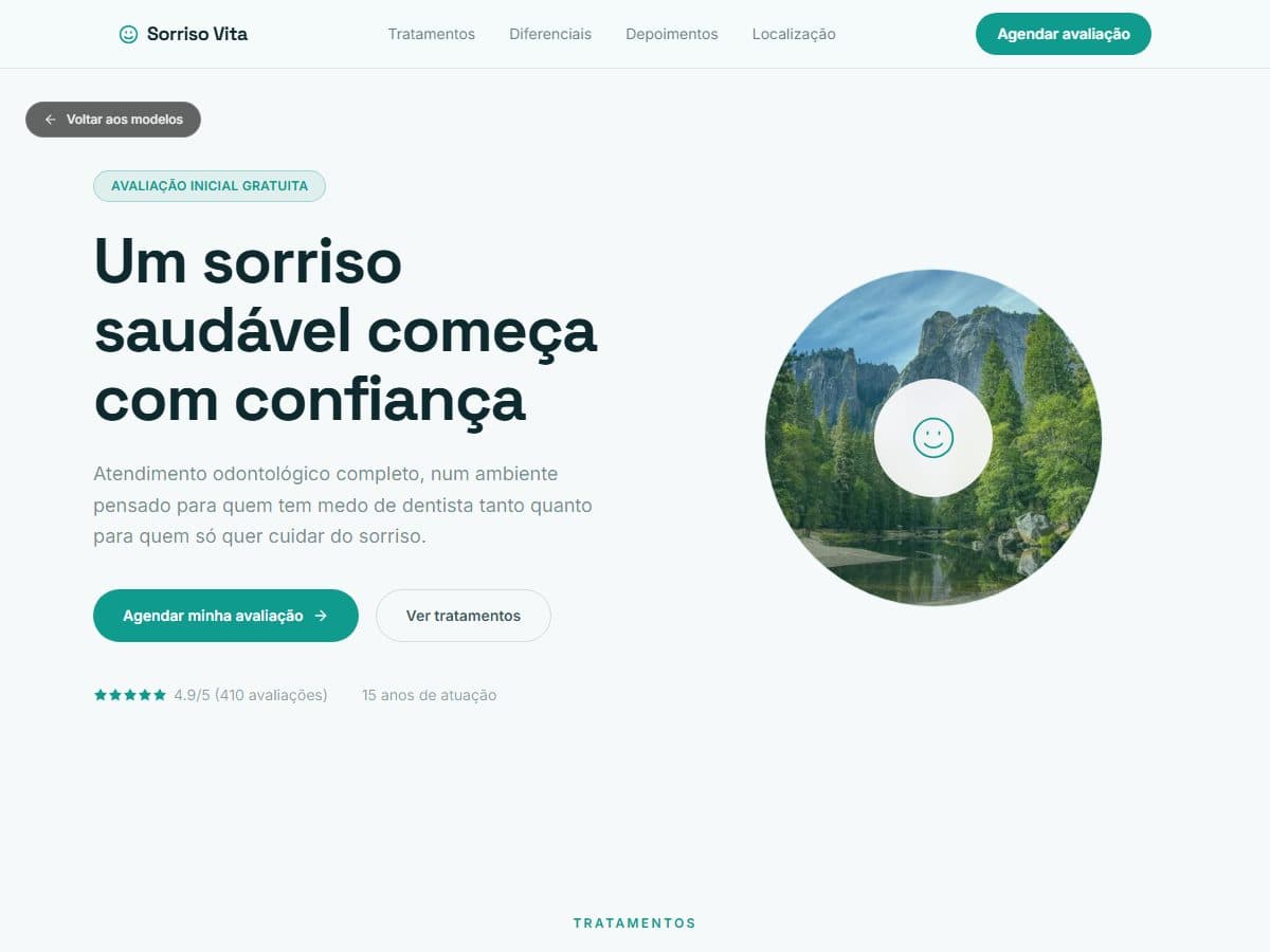 Prévia do modelo Sorriso Vita
