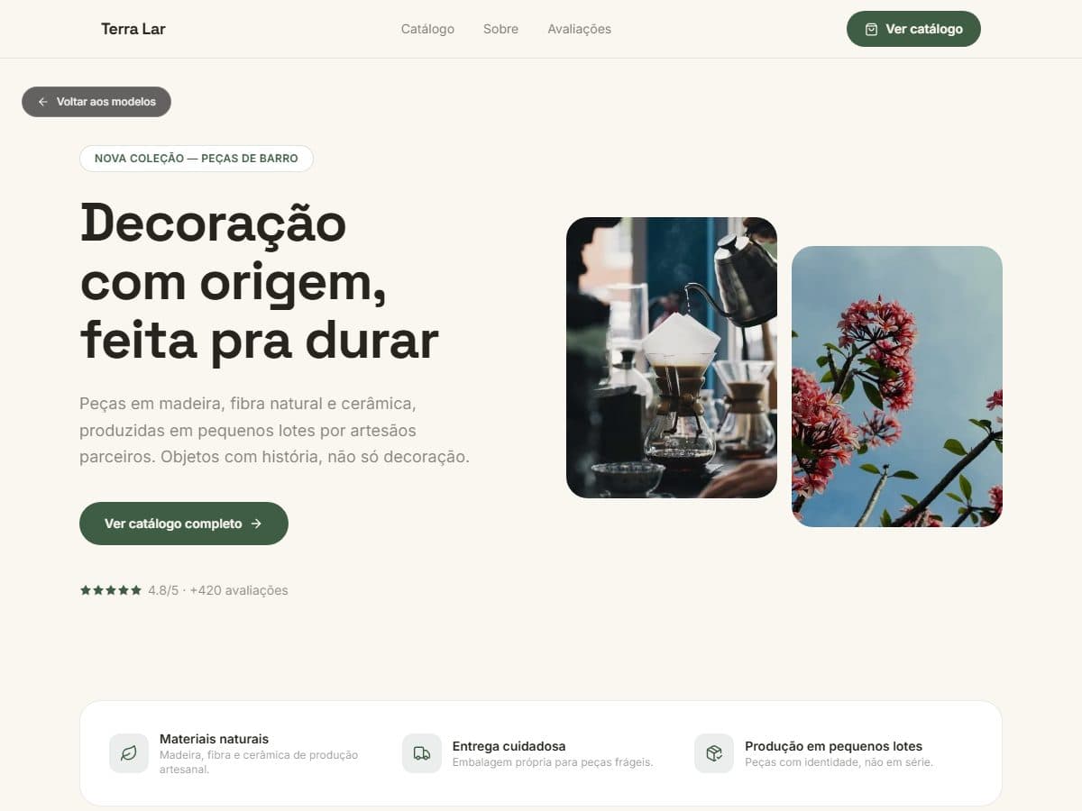 Prévia do modelo Terra Lar